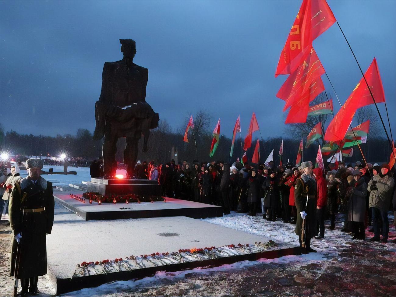 В марте в Беларуси проходил митинг-реквием, посвященный 78-й годовщине уничтожения нацистами села Хатынь