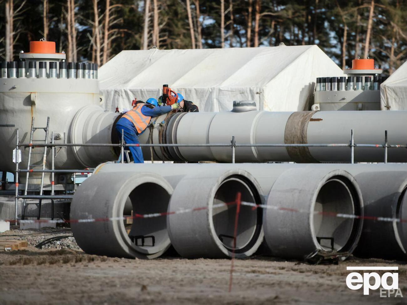 По данным Nord Stream 2 AG, к 31 марта осталось уложить около 121 км труб