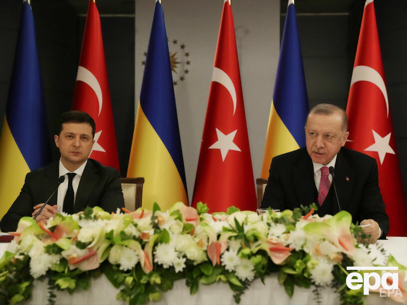 Договор подписали во время визита Зеленского к Эрдогану