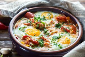 Шакшука – это оригинальная яичница