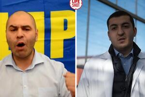 По данным СМИ, сын Жириновского (слева) написал заявление на Битарова (справа)