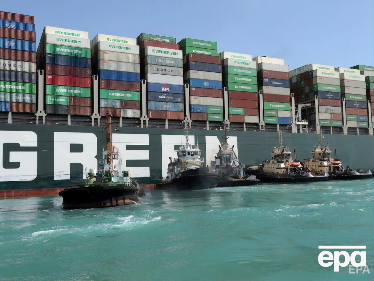 Из-за аварии Ever Given с 23-го по 29 марта в Суэцком канале стояло более 350 судов