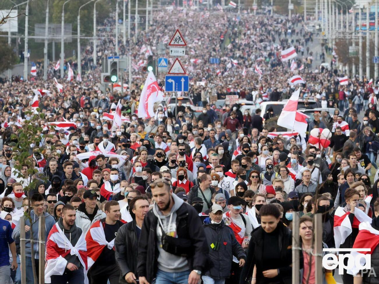 Протести в Білорусі тривають із серпня