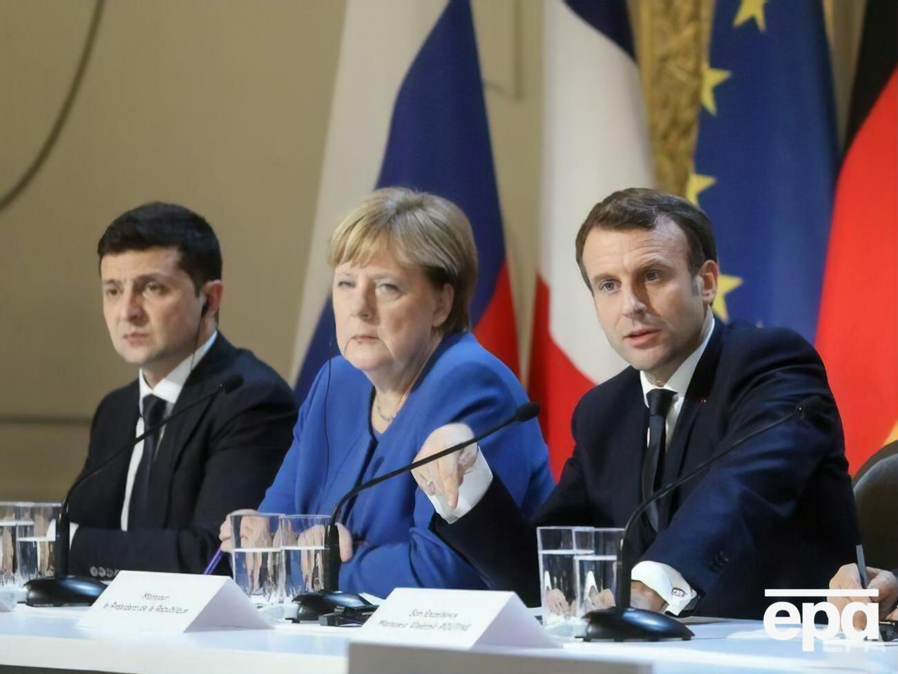 16 марта должен состояться разговор Зеленского с Меркель и Макроном