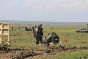 Військові відпрацювали навчальні стрільби на полігоні Опук