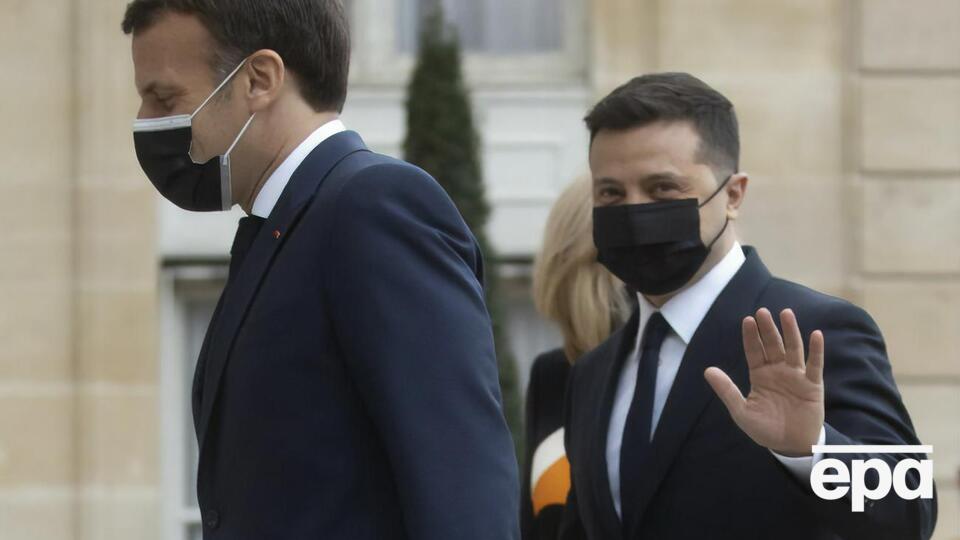 Зеленський: Я думаю, що президент Макрон ознайомиться із цією декларацією і дасть свою відповідь