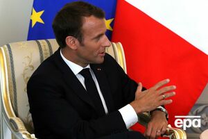 Макрон (на фото) планує знову поспілкуватися з Путіним