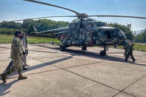 Вертоліт брав участь в операції проти обігу наркотиків