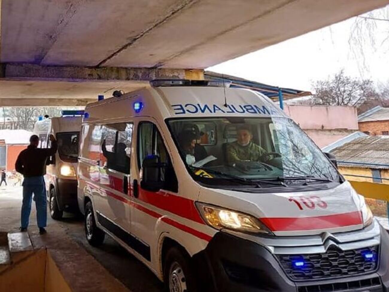 Раненого госпитализировали