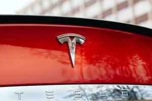 Tesla врізалася в дерево, після чого загорілася