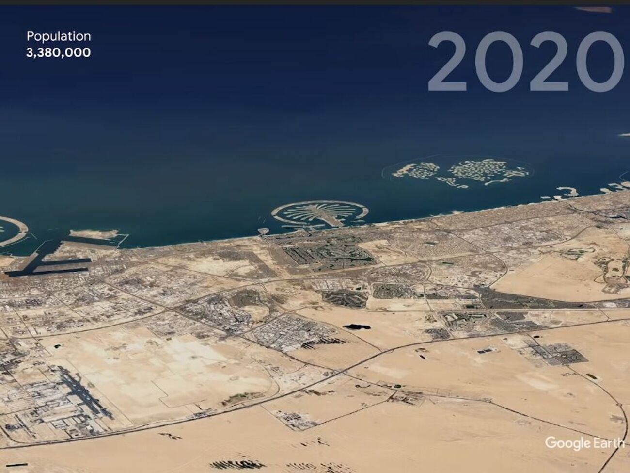 На спутниковых снимках показали, как расширялись города