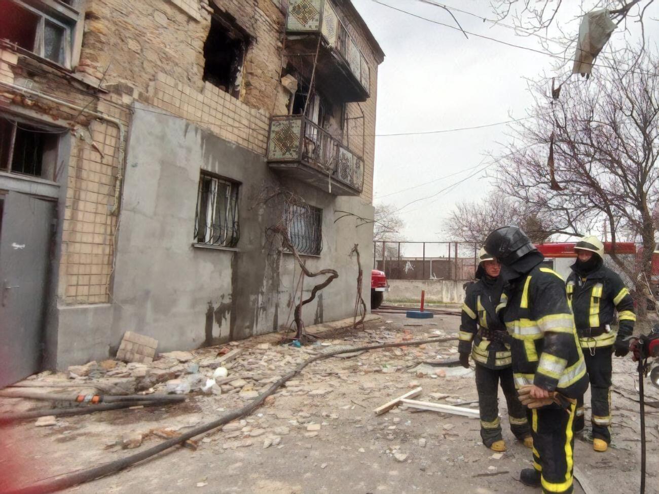 Вибух стався в багатоквартирному будинку 2 квітня