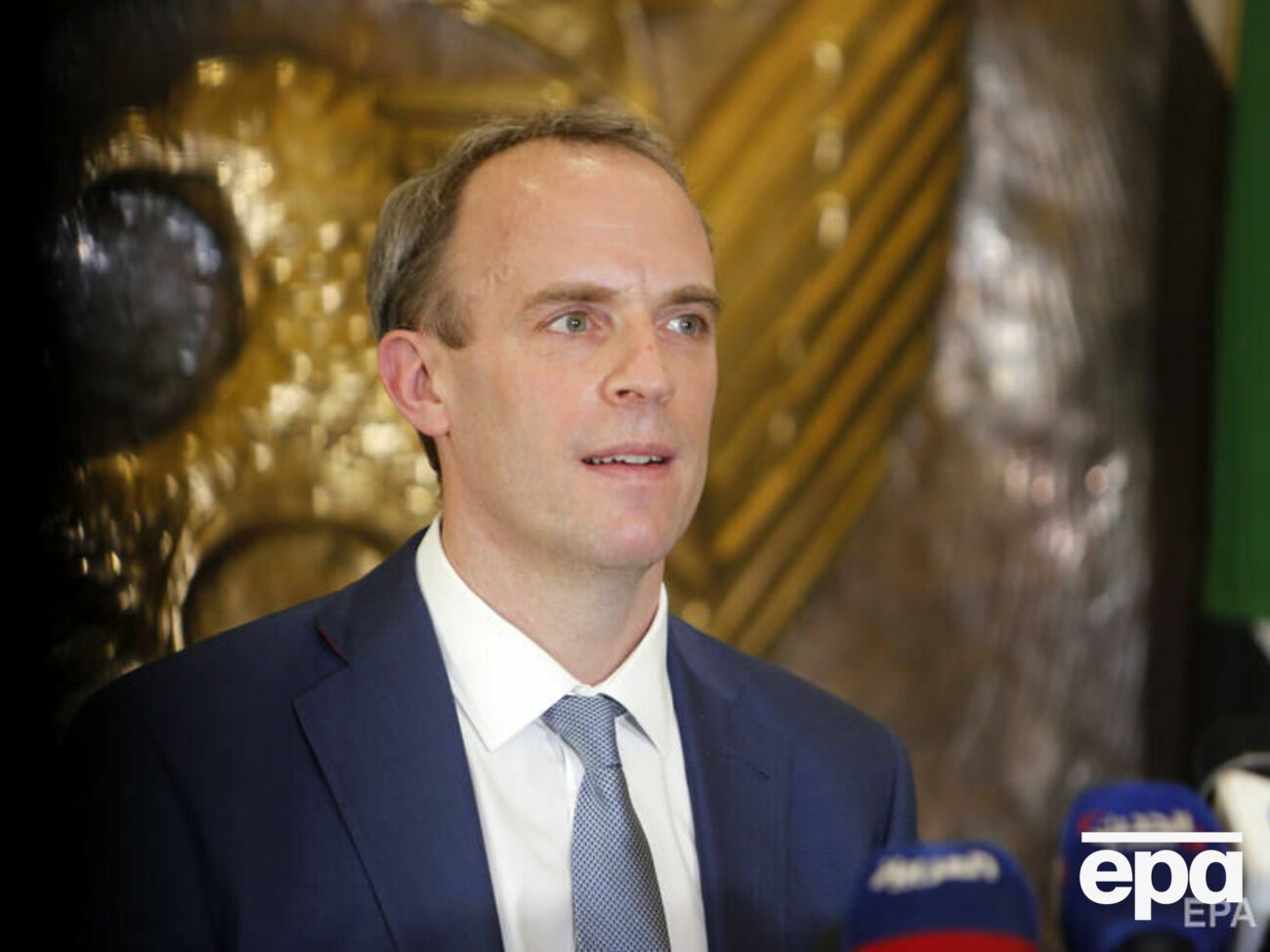 Рааб заявил, что есть серьезные опасения по поводу недавнего наращивания российских войск на границе с Украиной