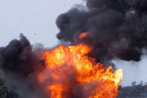 Взрыв на складе боеприпасов случился в октябре 2014 года