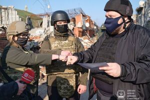 З візитом у Широкиному побували Госевська (зліва), Саударґас (у центрі) і Стефанчук