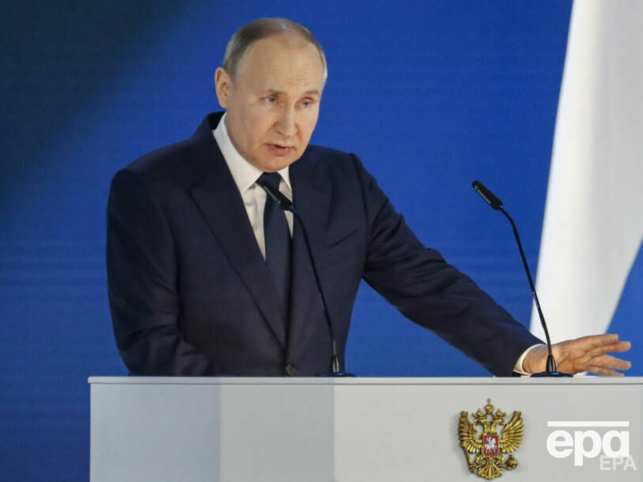 Арестович о Путине (на фото): Он сказал "с республиками "ЛНР" и "ДНР", которые Россия никогда не признавала до этого