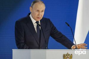 Арестович про Путіна (на фото): Він сказав "із республіками "ЛНР" і "ДНР", які Росія ніколи не визнавала до цього