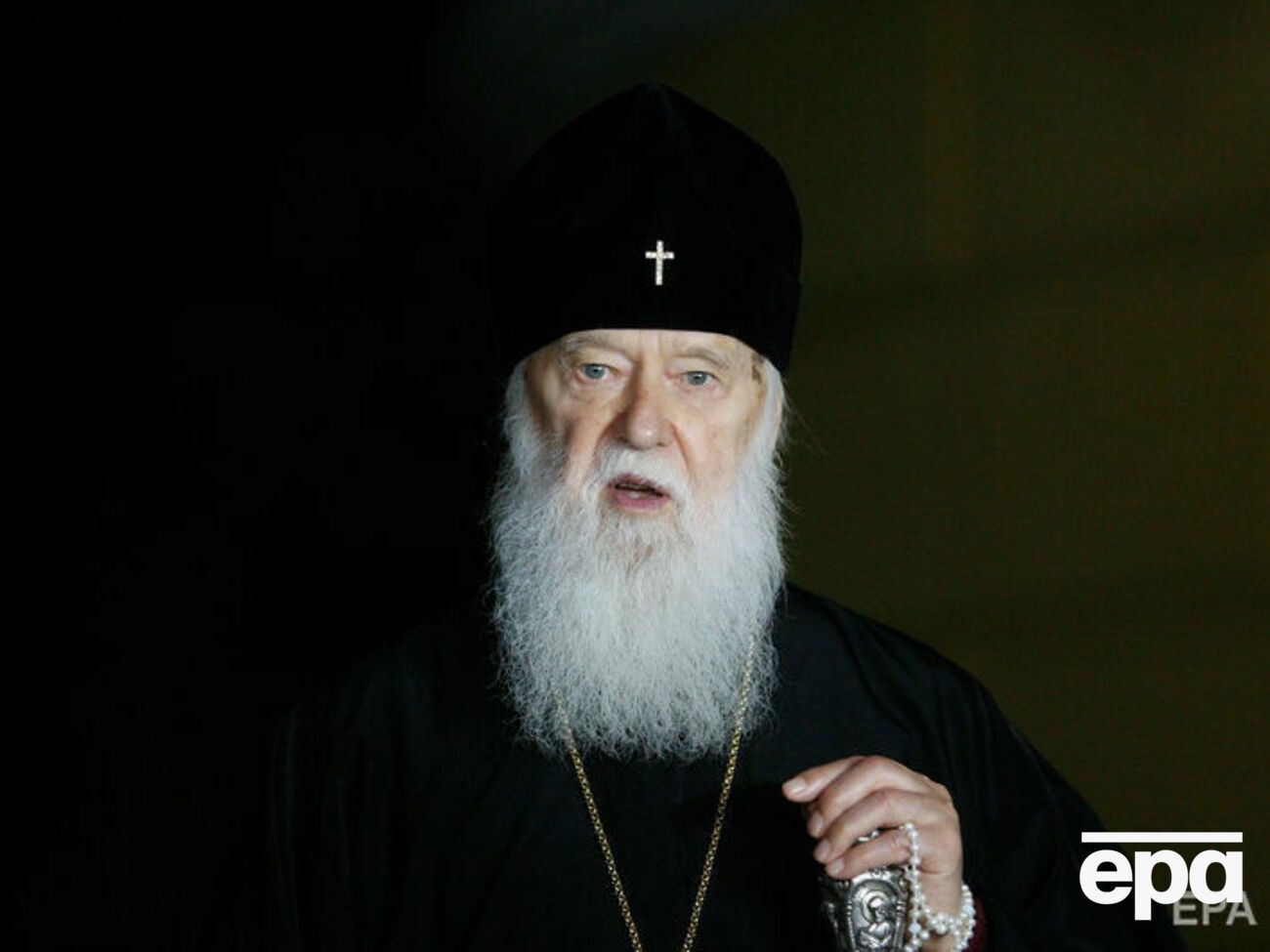 Філарет (на фото) тиражує російські фейки, вважає Епіфаній