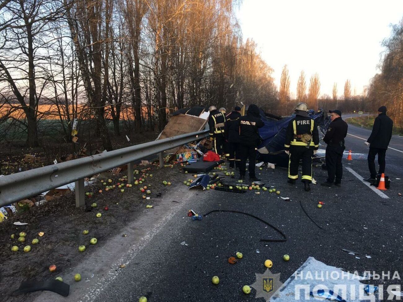Зіткнення було лобовим, зазначили в поліції