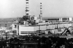 Чернобыльская АЭС 35 лет назад, в год трагедии