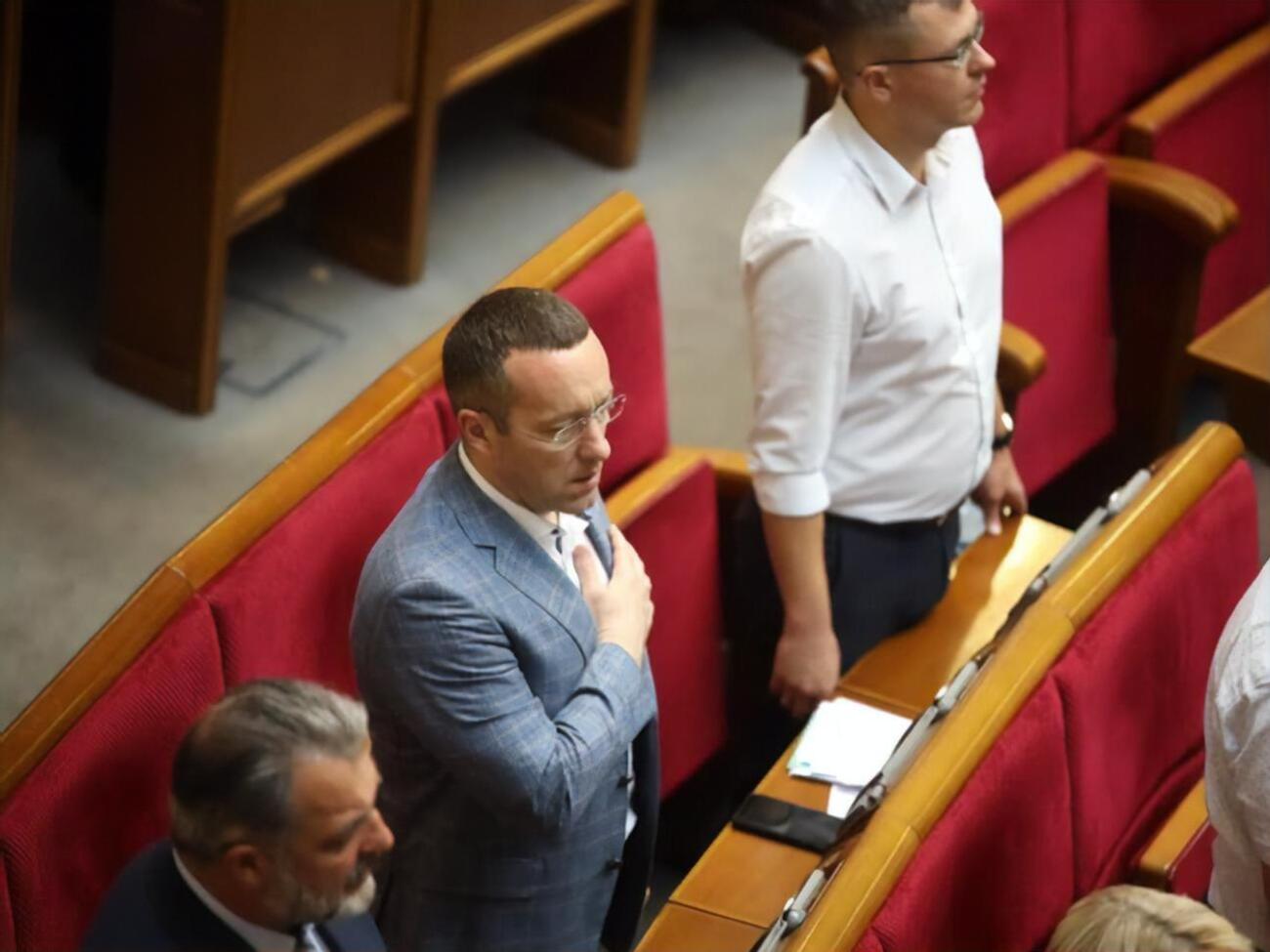 Петруняк знову потрапив в об'єктив камер за переглядом інтимних зображень