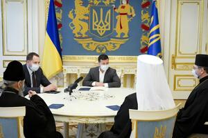 Главы украинских церквей на встрече с Зеленским отметили, что поддерживают вакцинацию от коронавируса