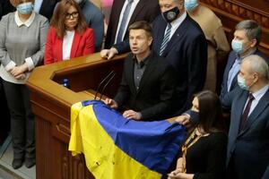 Гончаренко 27 квітня повідомив, що його позбавили слова в ПАРЄ на три місяці