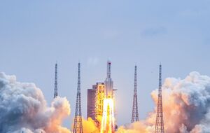 Ракету с модулем запустили с космодрома Wenchang на острове Хайнань