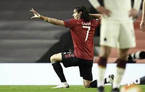 Кавани дважды забил сам и дважды ассистировал в матче МЮ против "Ромы"