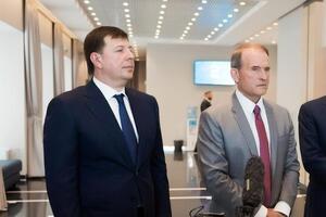 Дії Козака і Медведчука (на фото) можна вважати держзрадою, заявив Гончаренко