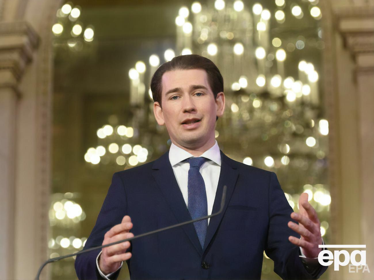 Курц (на фото) обсудил с Путиным вопрос конфликта на Донбассе