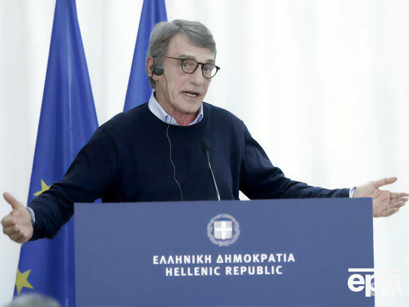 Главі Європарламенту Сассолі заборонили в'їзд у РФ