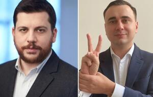 Пранкеры прикинулись соратниками Навального Волковым (слева) и Ждановым (справа)