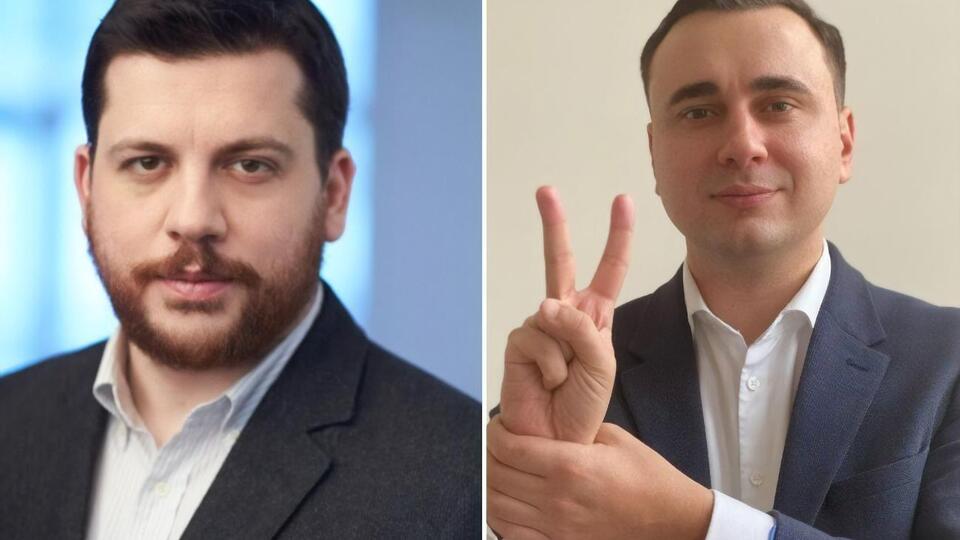 Пранкеры прикинулись соратниками Навального Волковым (слева) и Ждановым (справа)