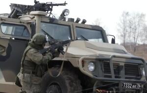 Бронеавтомобиль "Тигр" – такі бачили в колоні, що рухалася неподалік від польового табору у Воронезькій області