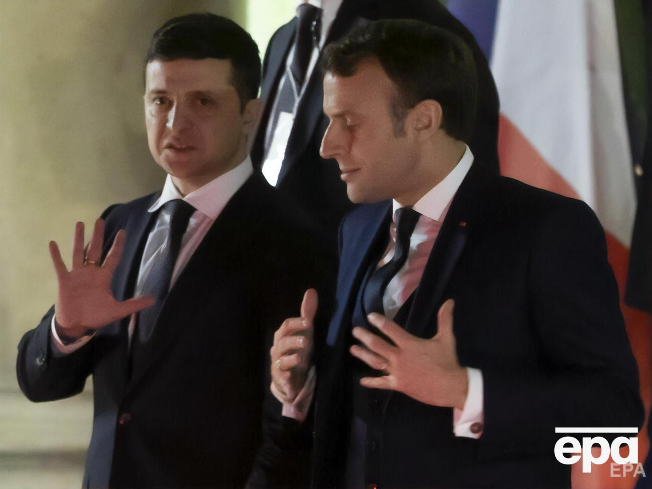 Зеленский и Макрон уже трижды встречались
