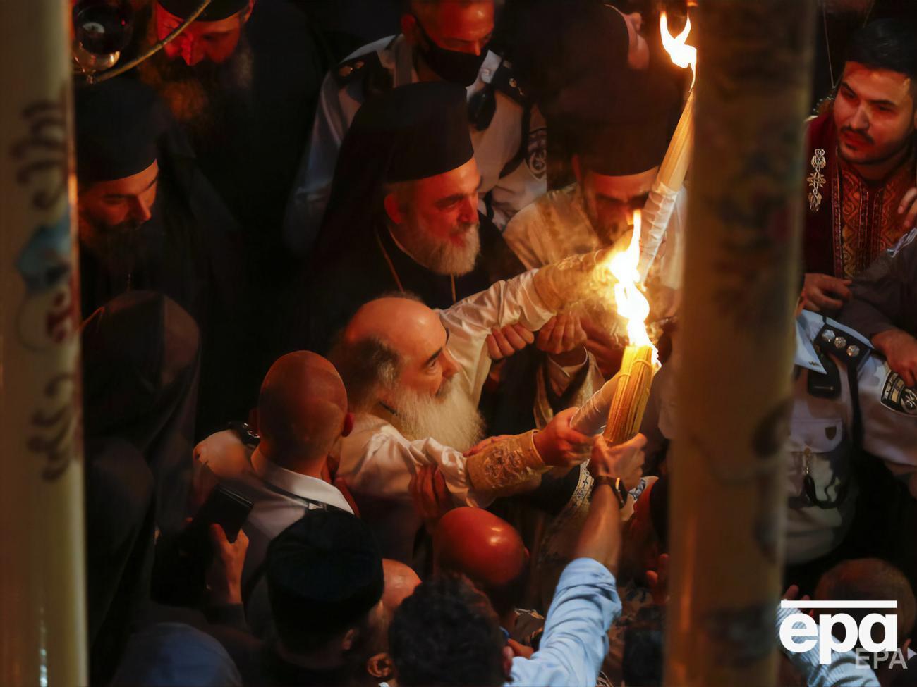 1 травня в храмі Гробу Господнього в Єрусалимі зійшов Благодатний вогонь