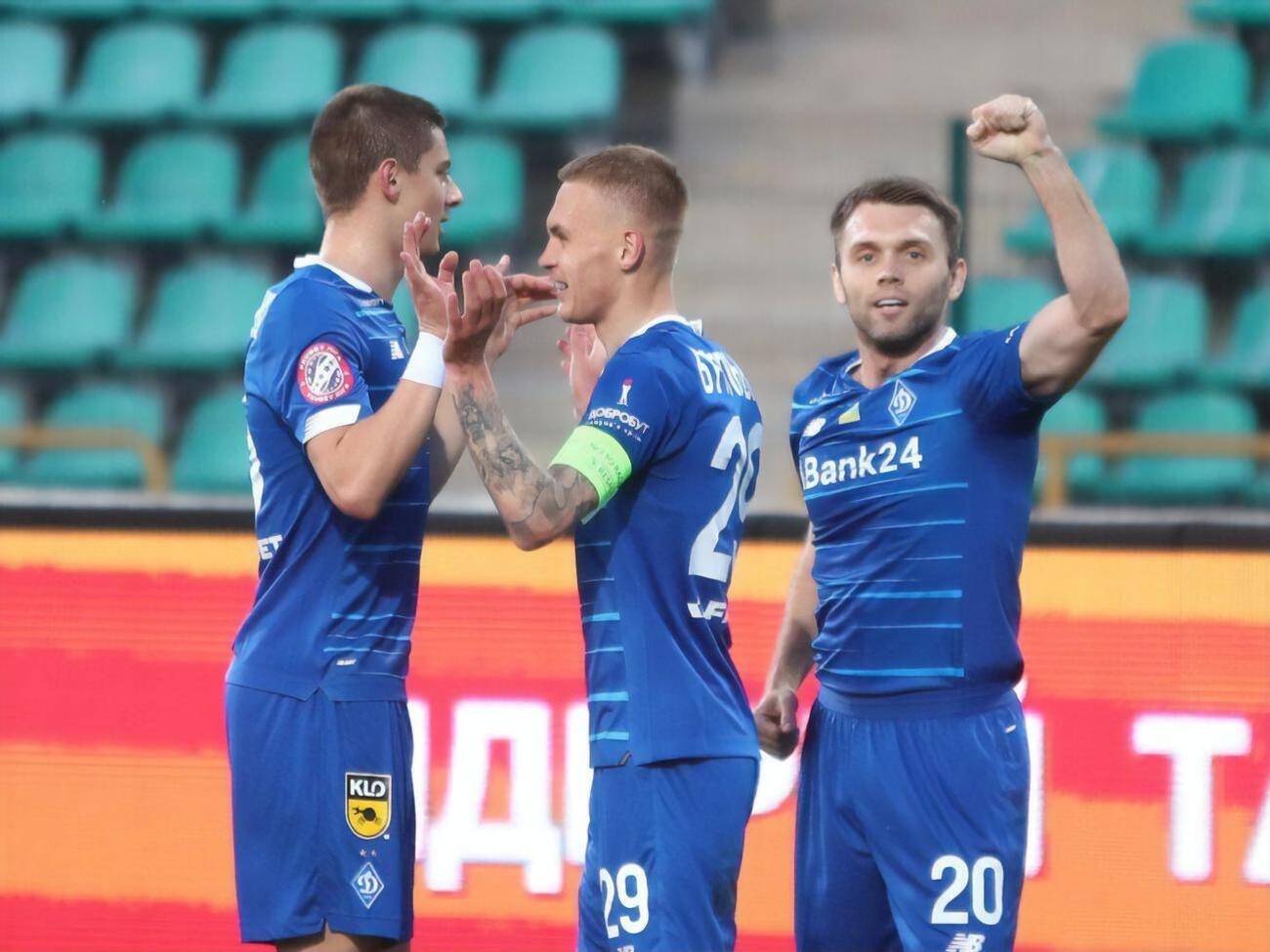 В турнирной таблице "Динамо" опережает ближайшего преследователя на 13 очков