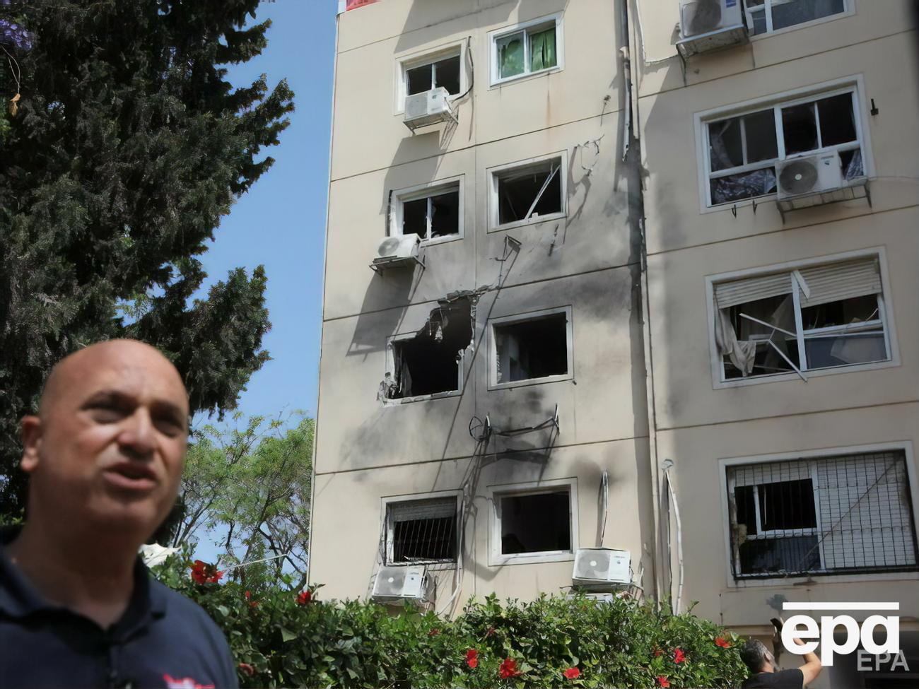 Ракеты попали в жилой дом в городе Ашкелон