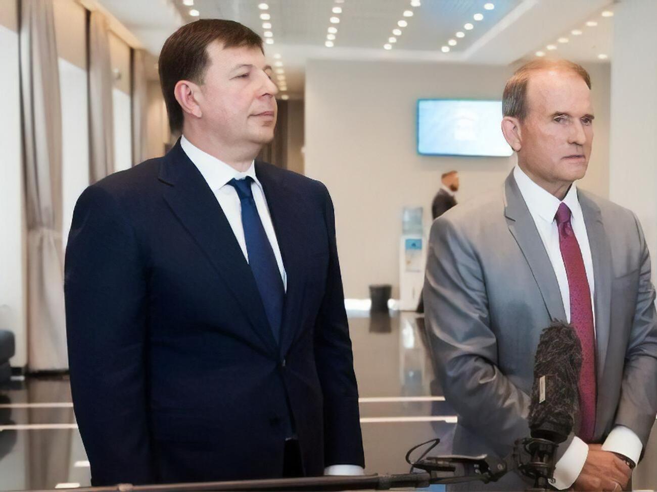 Ранее против Козака и Медведчука в Украине ввели санкции