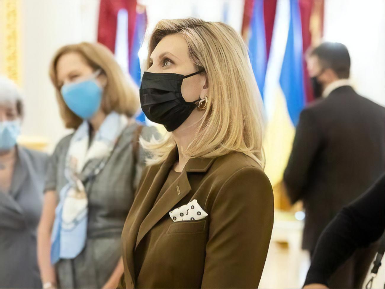 Зеленська: Упевнена, що за допомогою аудіогідів історія Маріїнського палацу стане ще більш доступною як для українських, так і для іноземних гостей