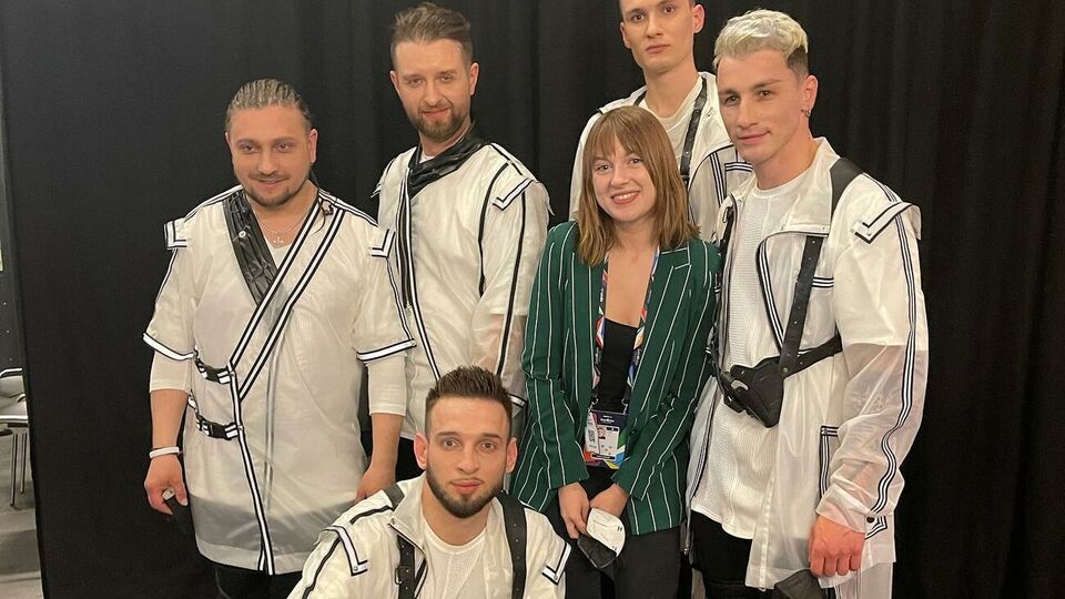 Група Go-A під час другої репетиції виступала зі співачкою з Нідерландів Ванштейн (у центрі), яка замінила хвору Павленко
