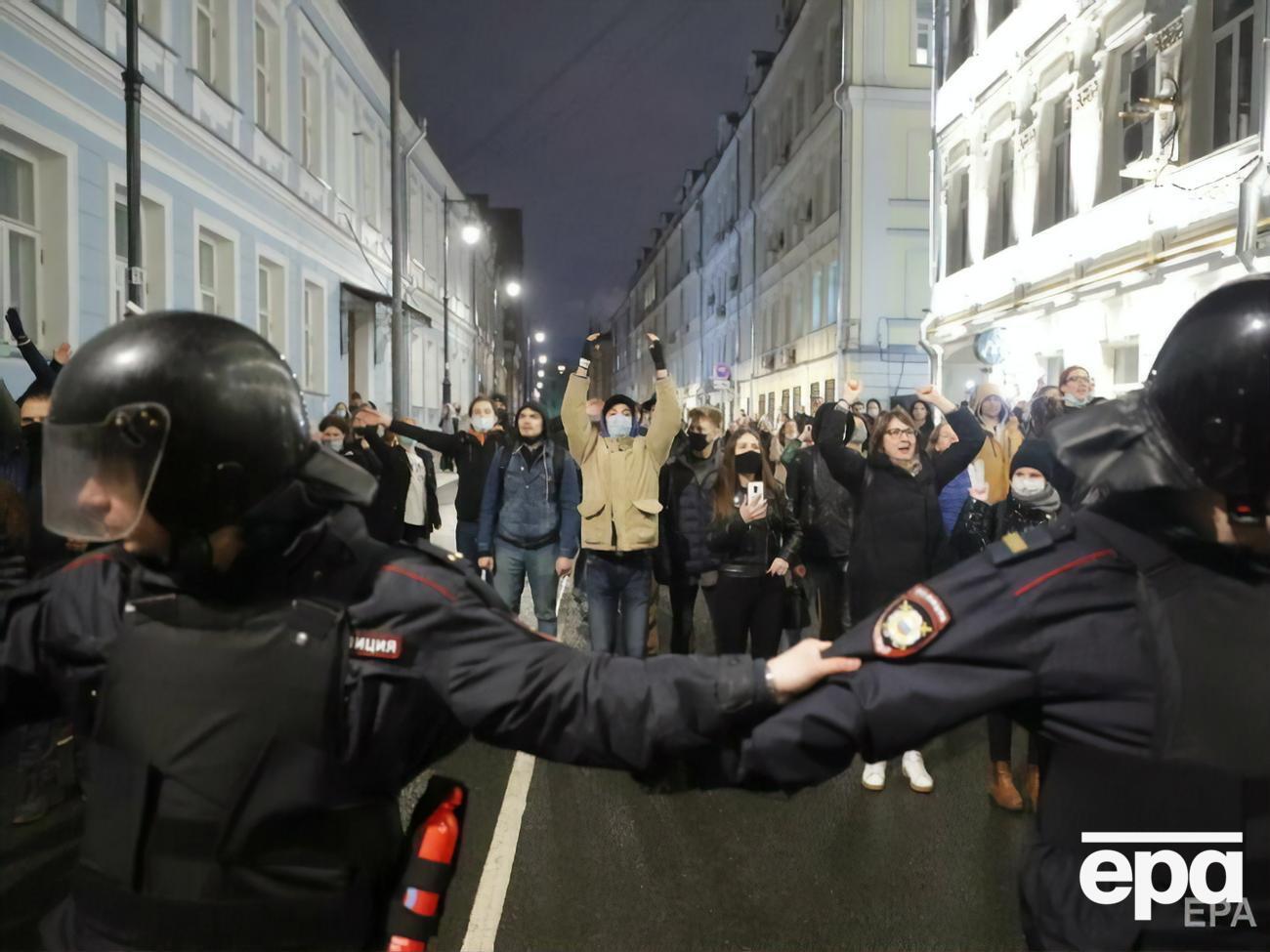 Востаннє заплановані акції протесту на підтримку Навального відбулися 21 квітня