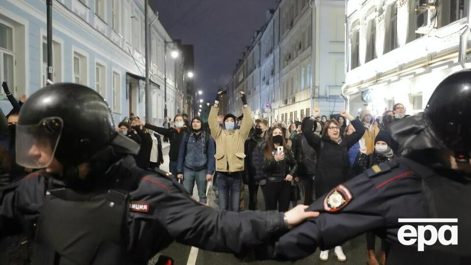 Востаннє заплановані акції протесту на підтримку Навального відбулися 21 квітня