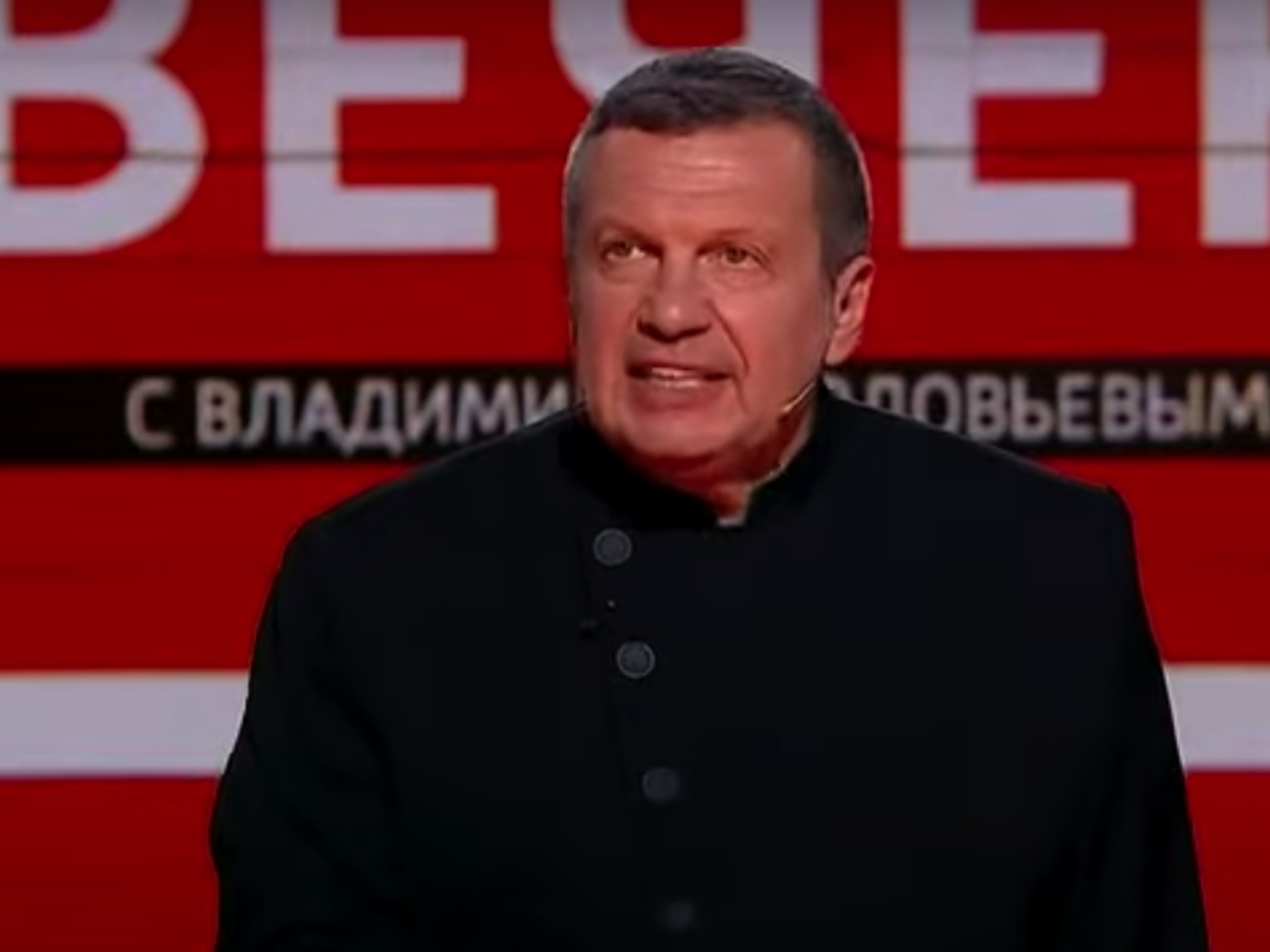 Владимир Соловьев:&nbsp;У меня такой вопрос&nbsp;&ndash; а как ее пустили в Россию?