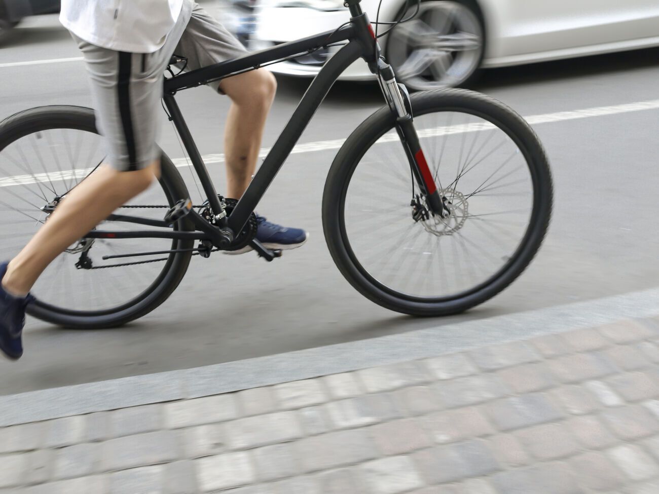 В Киеве на проспекте Бажана&nbsp;имеется велодорожка