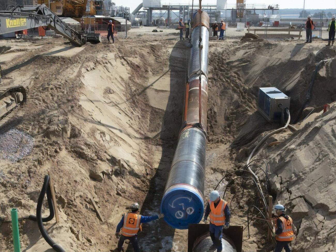 Германия настаивает на завершении строительства газопровода