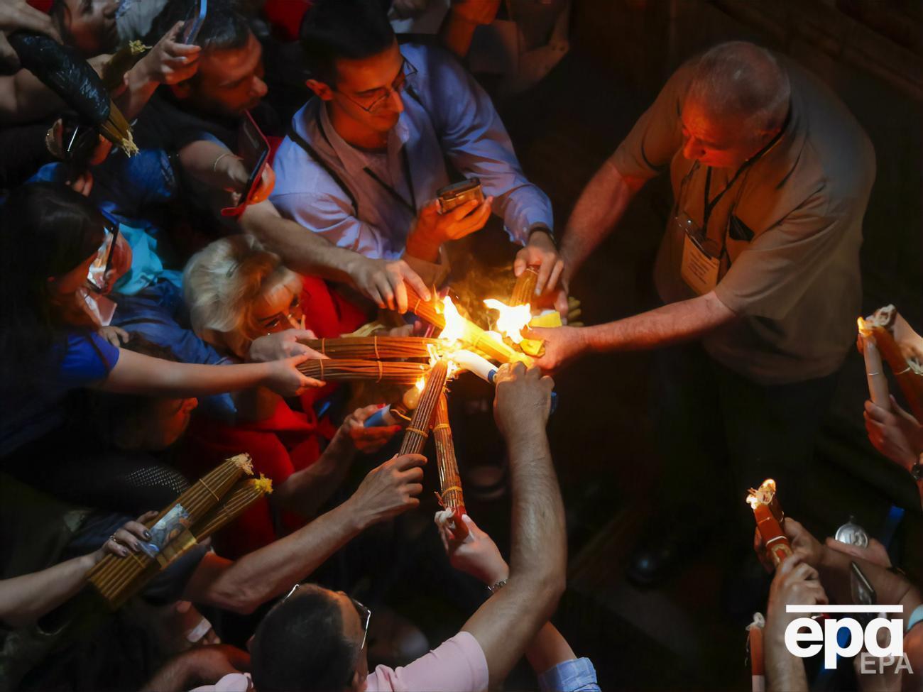 1 травня у храмі Гробу Господнього в Єрусалимі зійшов Благодатний вогонь