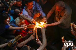 1 травня у храмі Гробу Господнього в Єрусалимі зійшов Благодатний вогонь