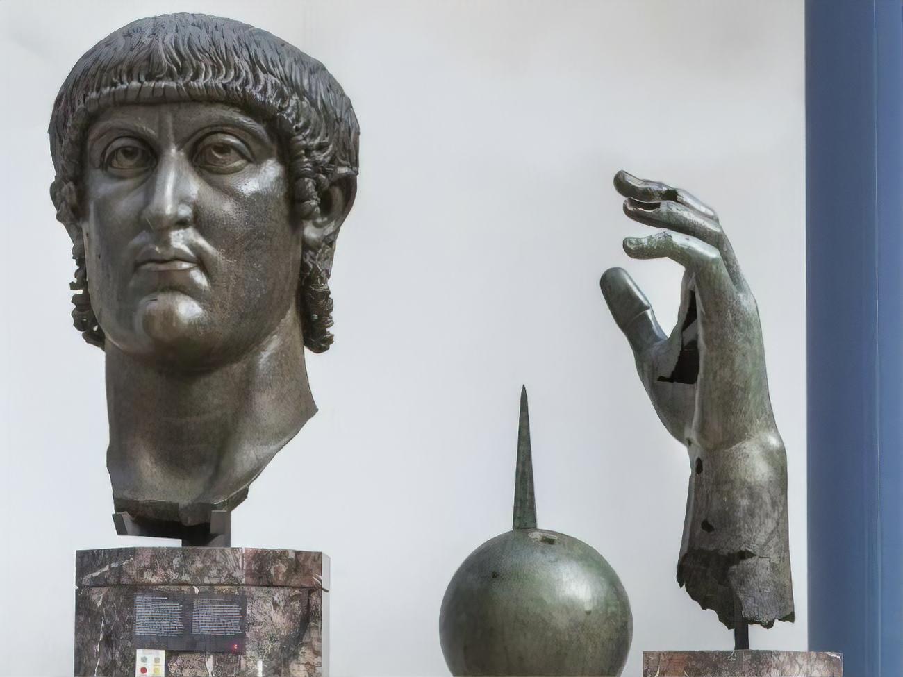 Основна частина статуї була в Капітолійському музеї Рима